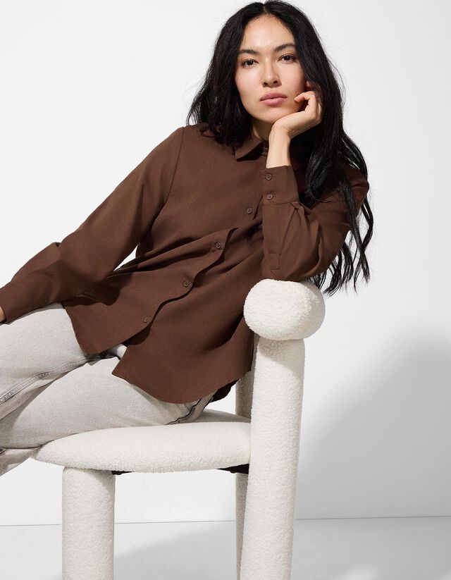 Blúz - poliészter - vilagoskek