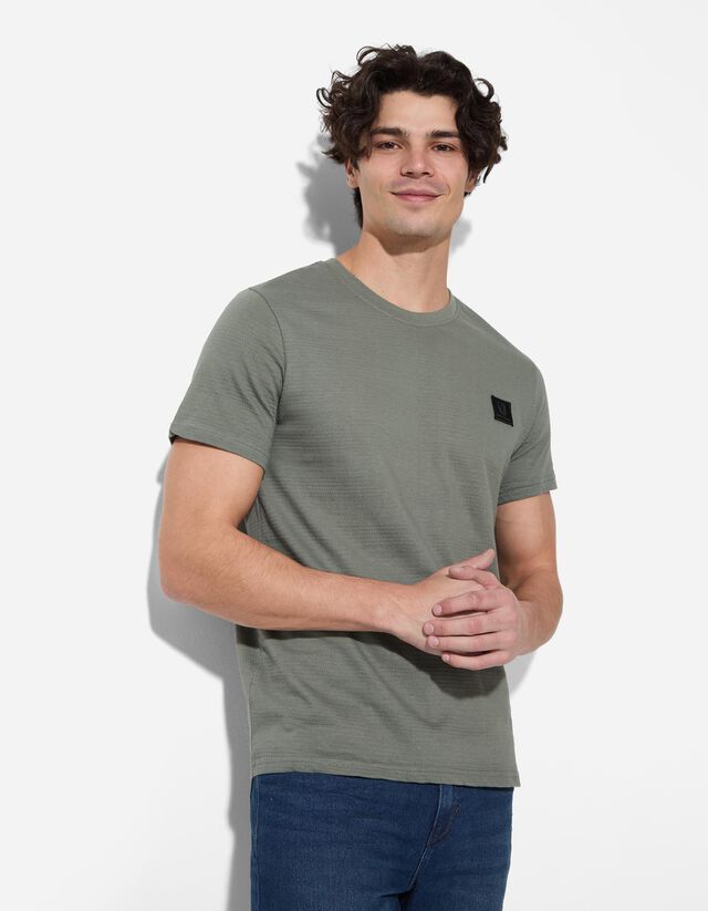 Póló - Felvarró - sötétzöld