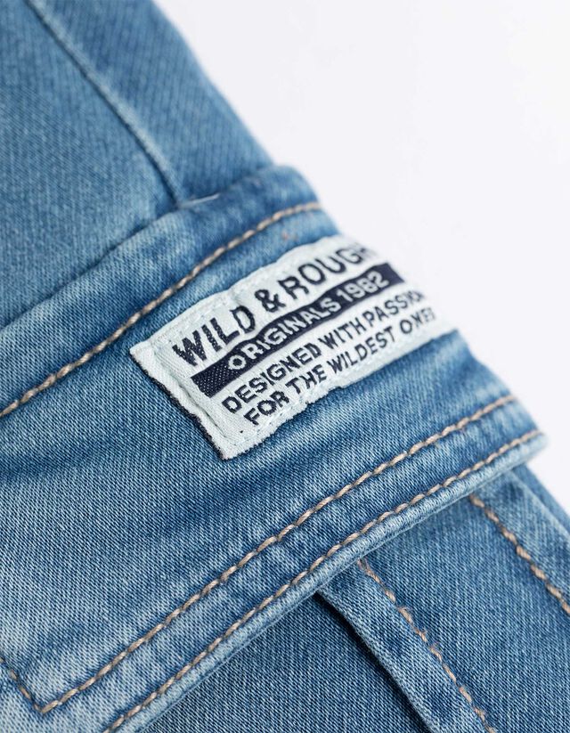 Cargo nadrág - Egyenes fazon - vilagoskek