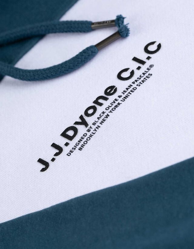 Melegítőfelső - Színes blokkolás - türkiz