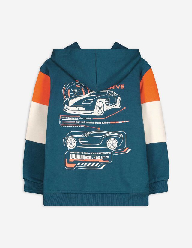 Melegítőfelső - Vissza nyomtatás - sotetkek