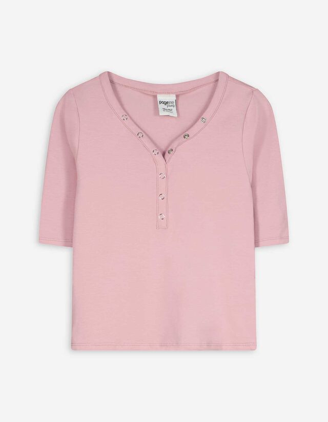 Póló - Egyszínű - pink