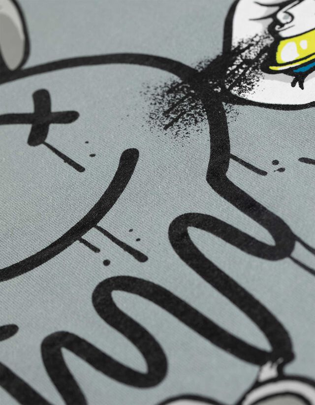 Hosszú ujjú felső - Elülső nyomtatás - bézs