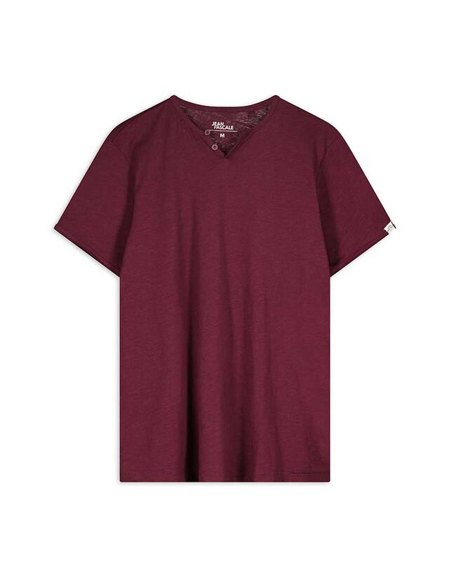 Póló - Póló nyakkivágása - sötétzöld