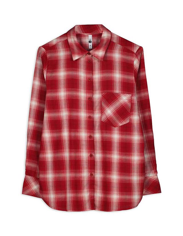 Blúz - Kockás - sotetkek