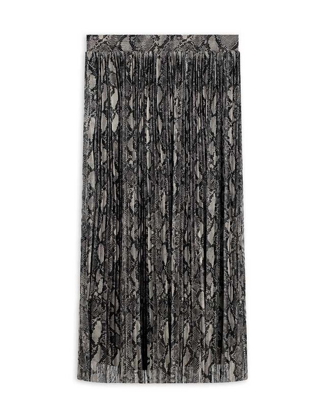 Szoknya - Ráncok - vilagos szurke