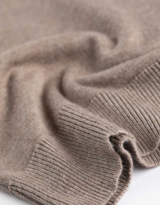 Pulóver - Póló gallér - bézs