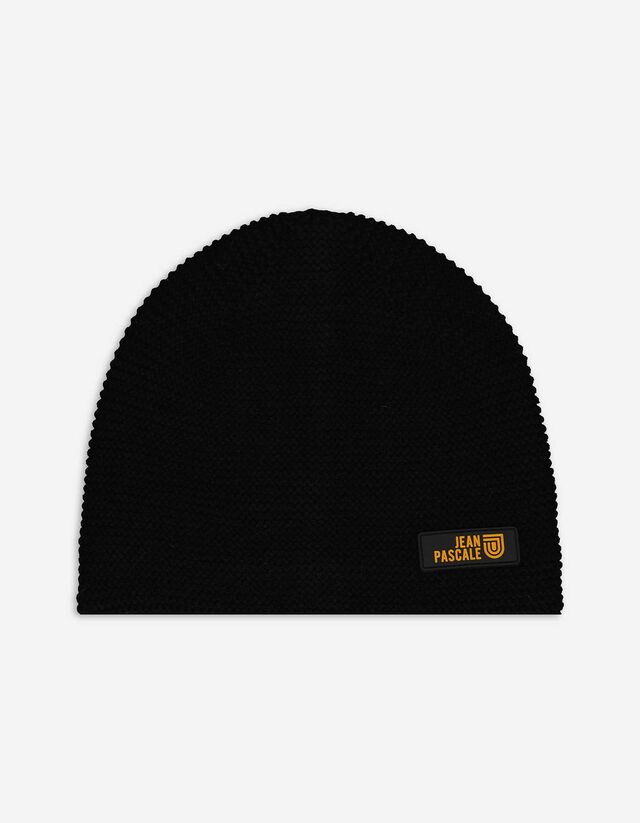 Fejre simuló sapka - gyapjú bélés - fekete