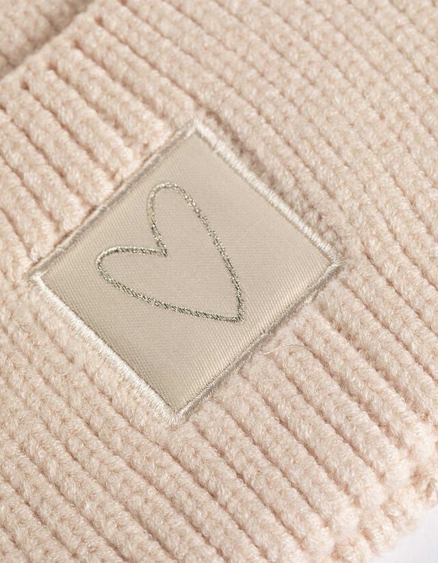 Pomponos sapka - Egyszínű - bézs