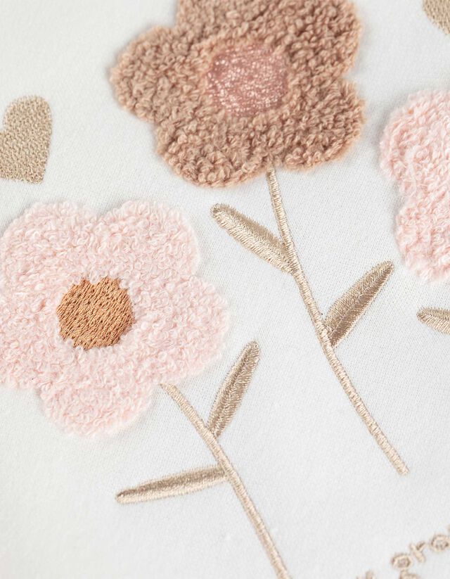 Melegítőfelső - Frotté alkalmazás - feher