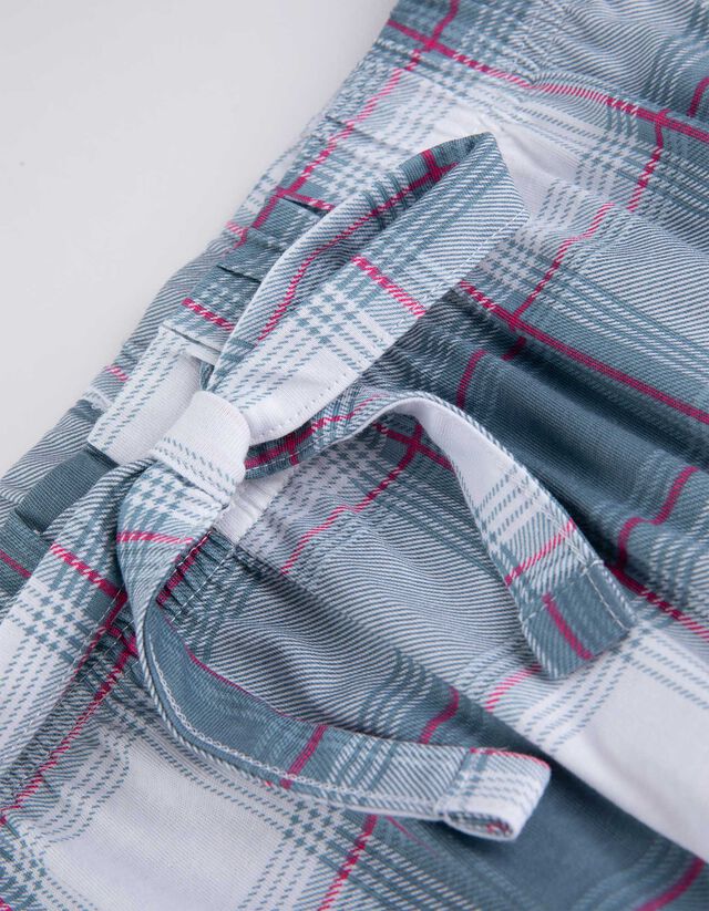 Pizsamaalsó - Kockás - feher