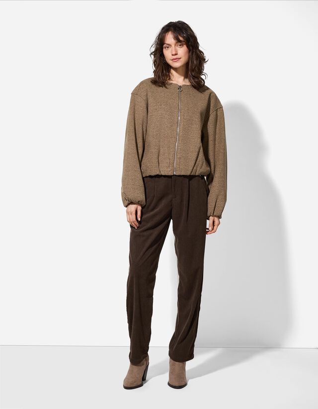 Nadrág - Kordbársony - barna