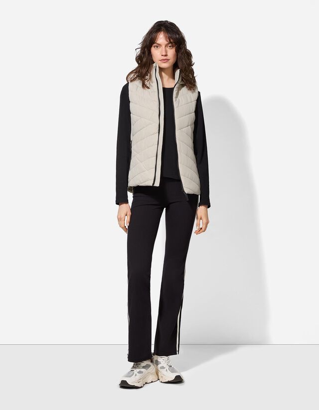 Steppelt mellény - Steppelt varrással - feher