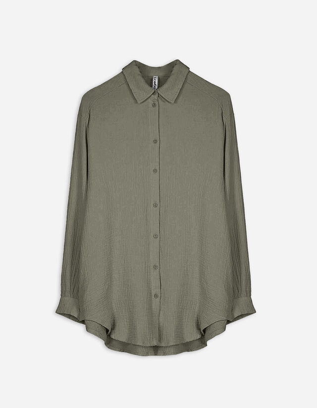 Blúz - Muszlin - vilagos zold