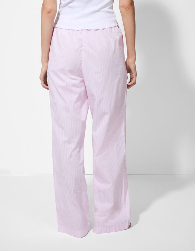 Pizsamaalsó - Csíkos - bézs