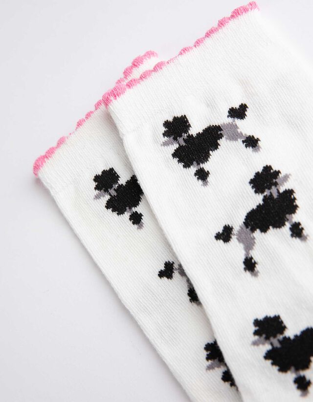 Zokni - Elszórt mintás - kék