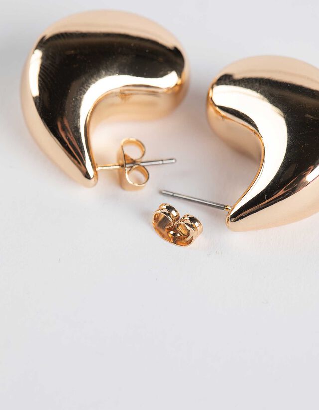 fülbevaló - Egyszínű - arany