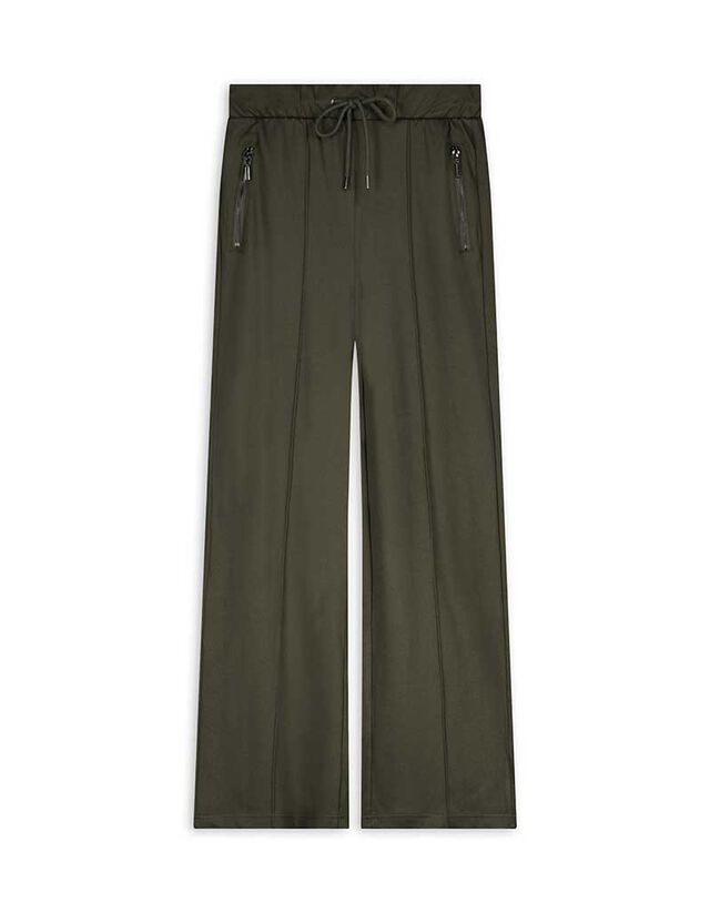 Nadrág - Fémrészletek - sötétzöld