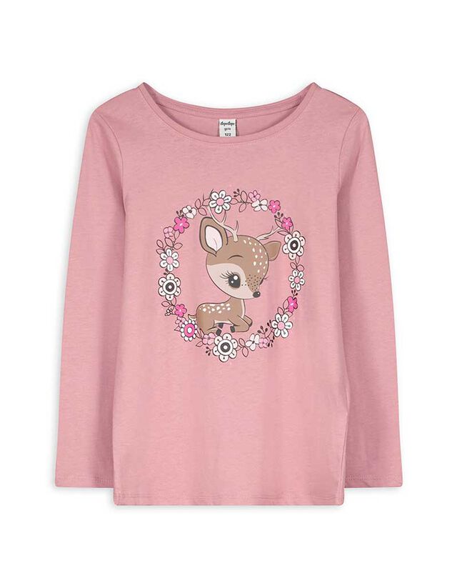 Hosszú ujjú felső - Pamut - vilagos szurke