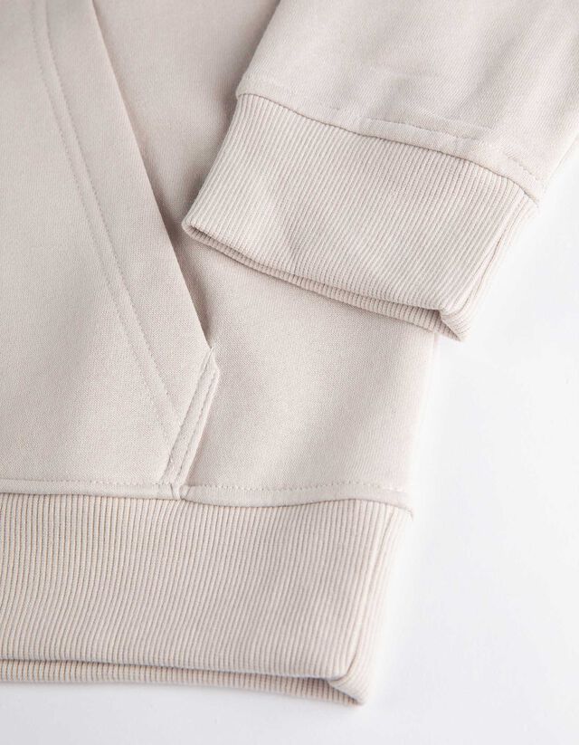 Kapucnis felső - Pamut keverék - sotetkek