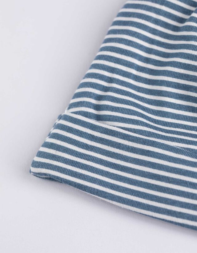 hosszú ujjú body, nadrág és sapka - Ajándékcsomag - feher