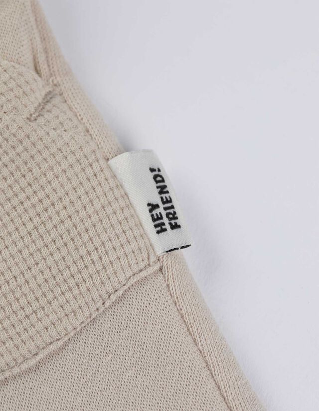 Szabadidőnadrág - Gofri szerkezet - feher