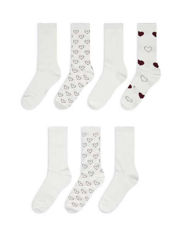 Zokni - 7 db-os csomag