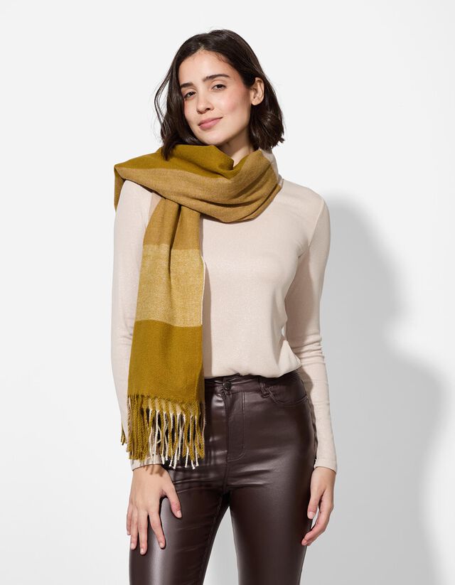 Sál - Kockás - zöld