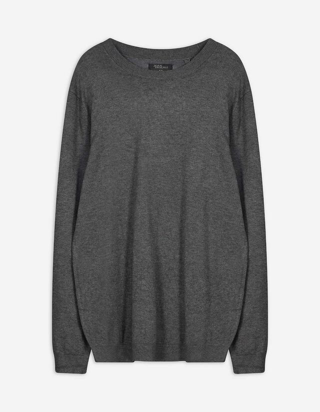 Pulóver - Viszkózkeverék - szürke