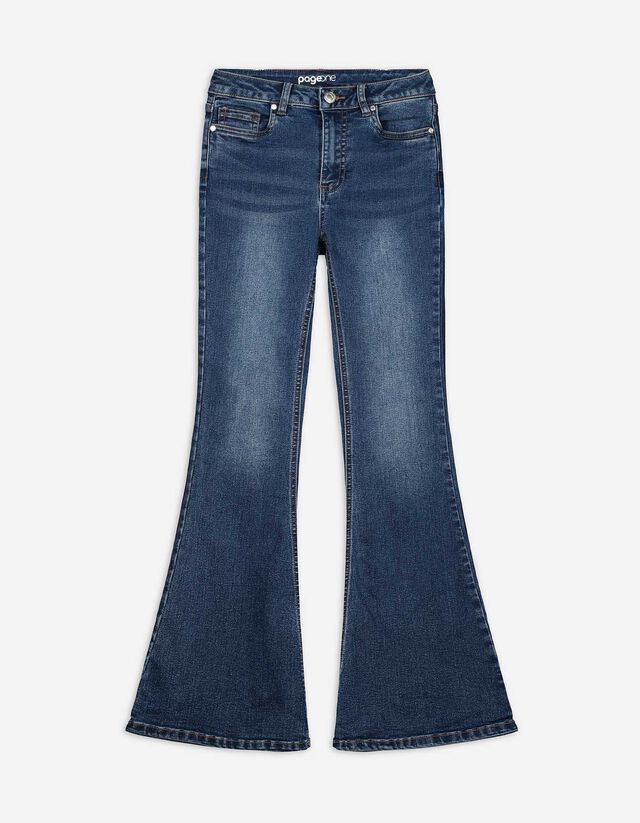 Farmernadrág - Szélesített szabás - sotetkek