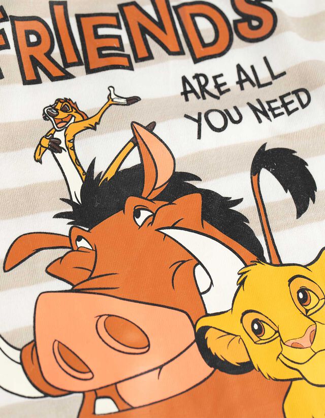 Hosszú ujjú felső - Oroszlánkirály - feher