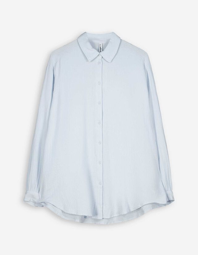 Blúz - Muszlin - vilagos zold