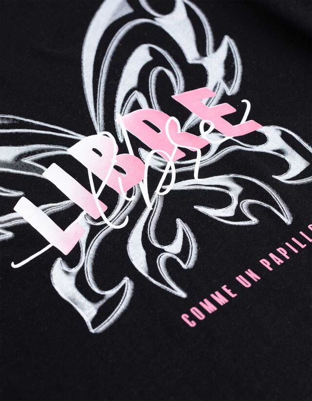 Hosszú ujjú felső - Elülső nyomtatás - pink