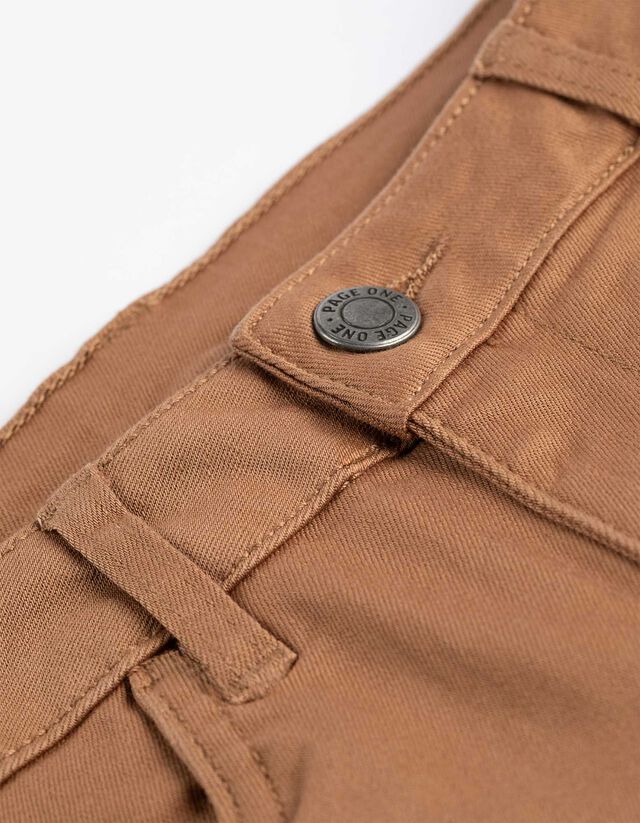 Nadrág - Enyhén bővülő fazon - világos barna