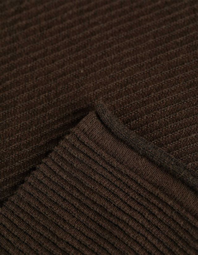 Pulóver - Kerek nyakkivágás - világos barna