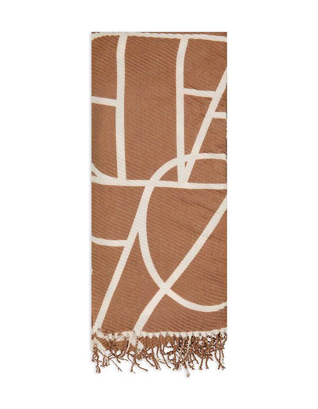 Sál - Elszórt nyomott minta - feher