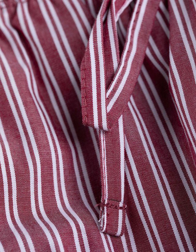 Pizsamaalsó - Csíkos - bézs