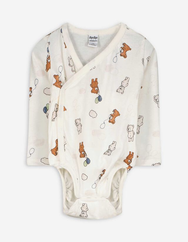 Body, nadrág és melltartó szett - Pamut - feher