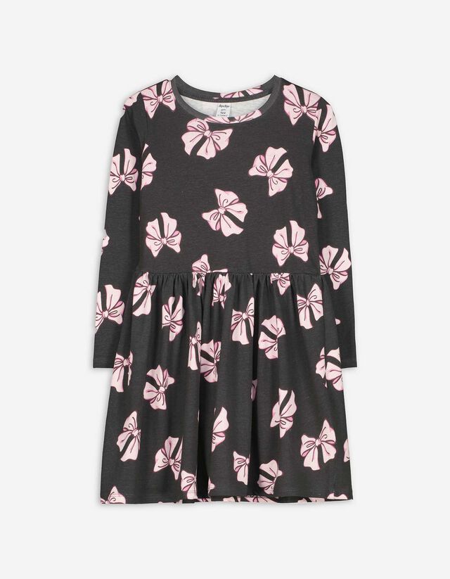 Ruha - Elszórt nyomott minta - mélyvörös