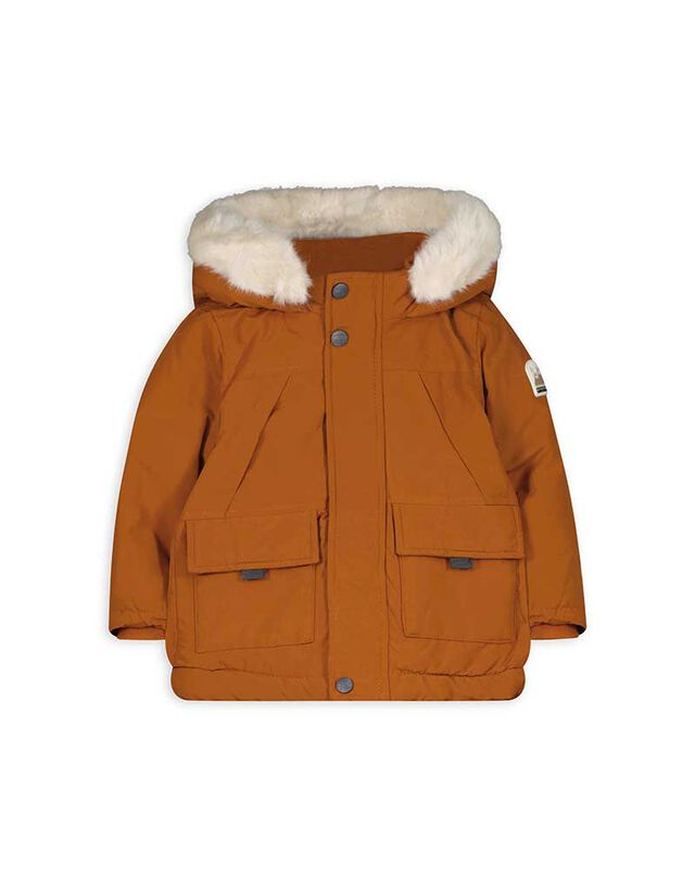 Parka - Fényvisszaverő - barna