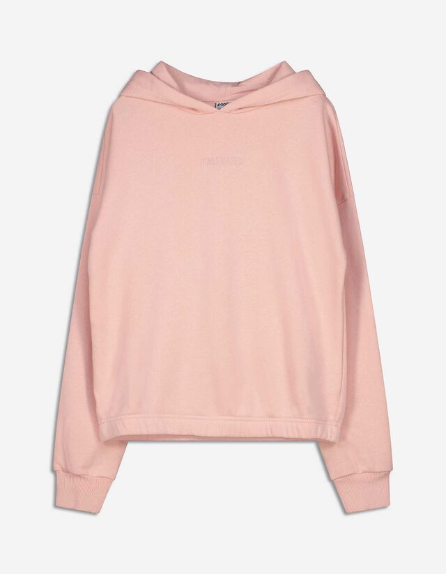 Pulóver - Hímzésekkel - rozsaszin