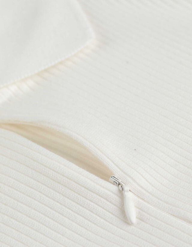 Hosszú ujjú póló - Bordázott - sotetlila