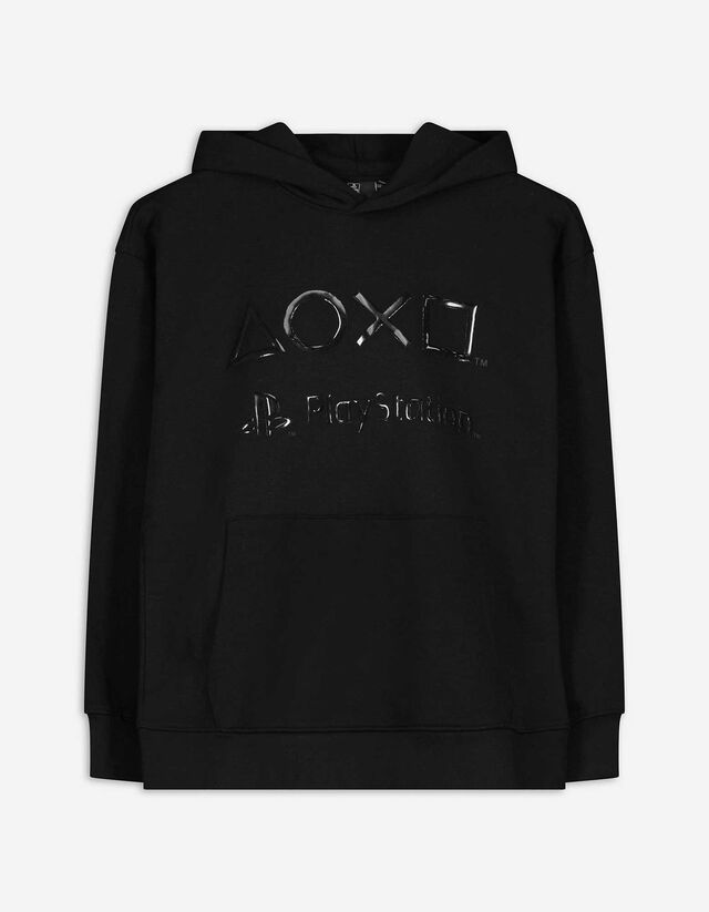 Kapucnis felső - PlayStation - fekete