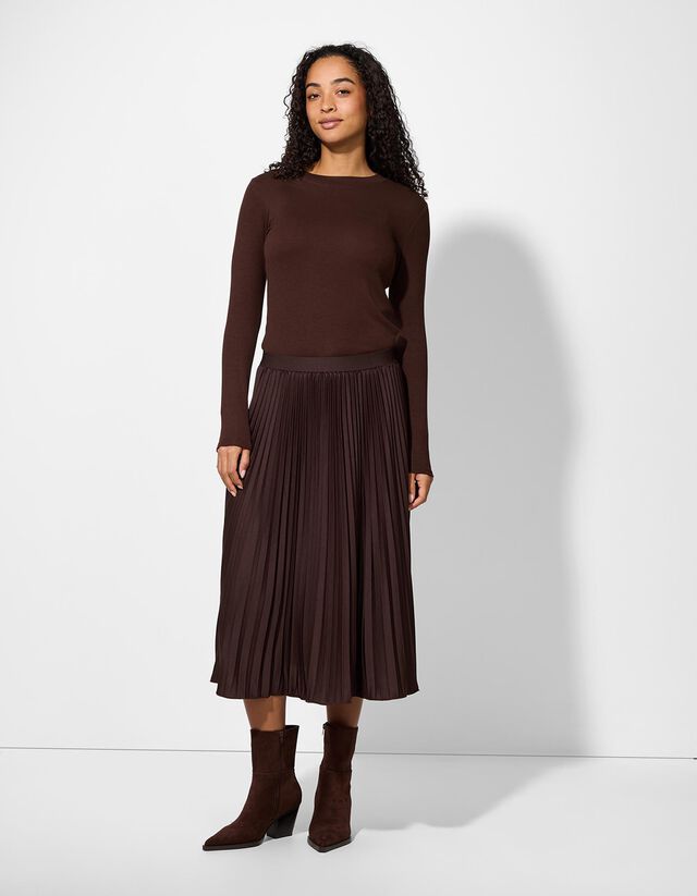 Rakott szoknya - Ráncok - feher