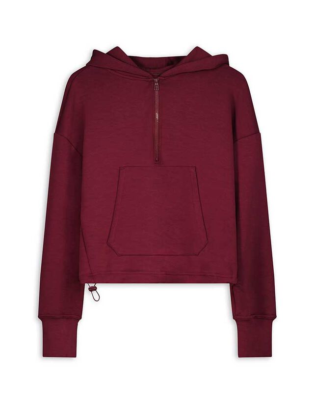 Kapucnis felső - Lélegző szövet - bézs