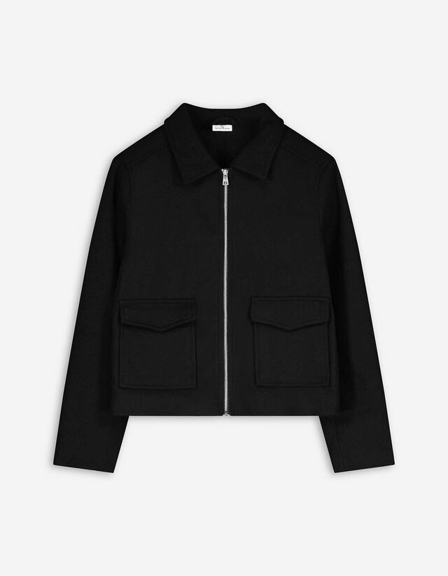 Shacket - Gyapjú megjelenés - fekete