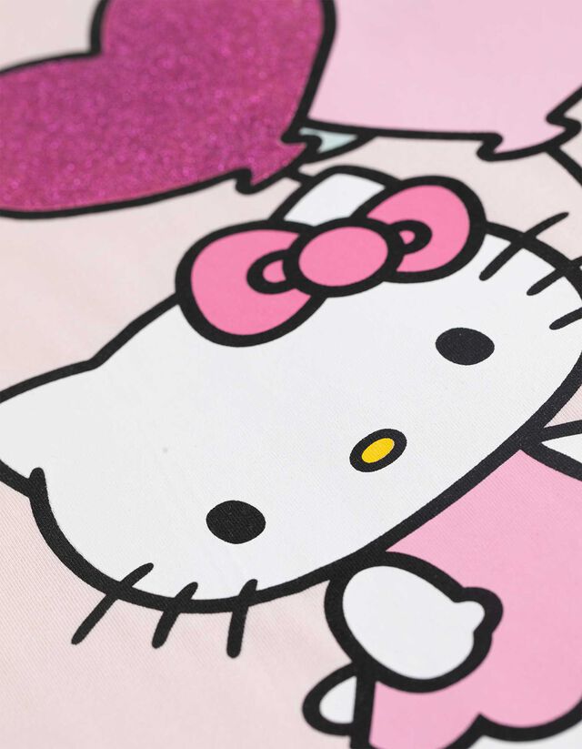 Hosszú ujjú felső - Hello Kitty - rozsaszin