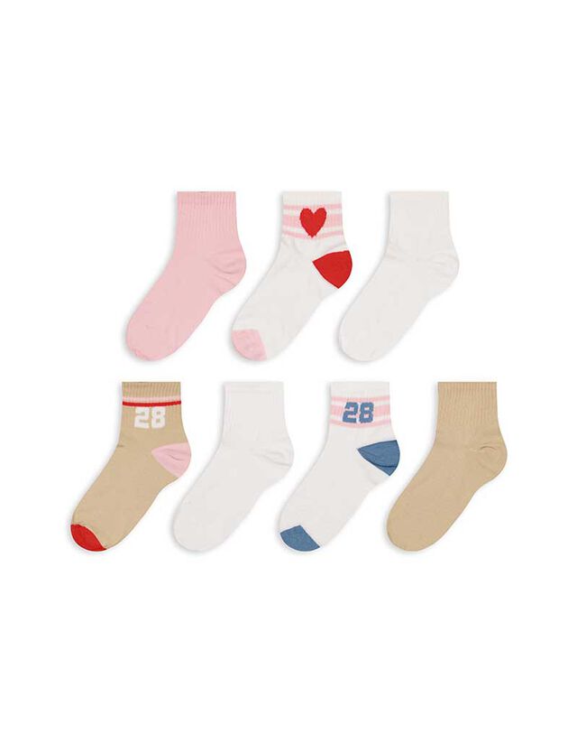 Zokni - 7 db-os csomag