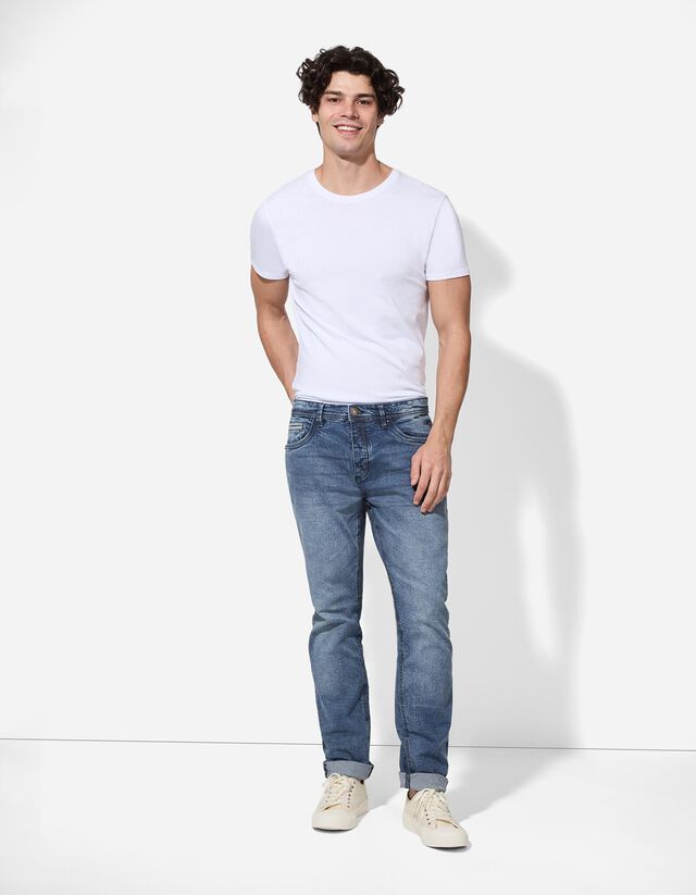 Farmernadrág - Egyenes fazon - sotetkek