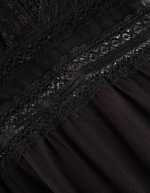 Negligé - Viszkóz - fekete